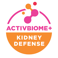 ActivBiome+ Kidney Defense, una miscela esclusiva di prebiotici che ha dimostrato di nutrire il microbioma intestinale per aiutare a proteggere la funzione renale